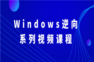 Windows逆向系列视频课程